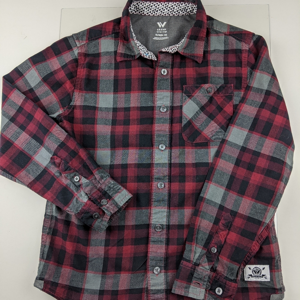 Boys flannel Long Sleeve M